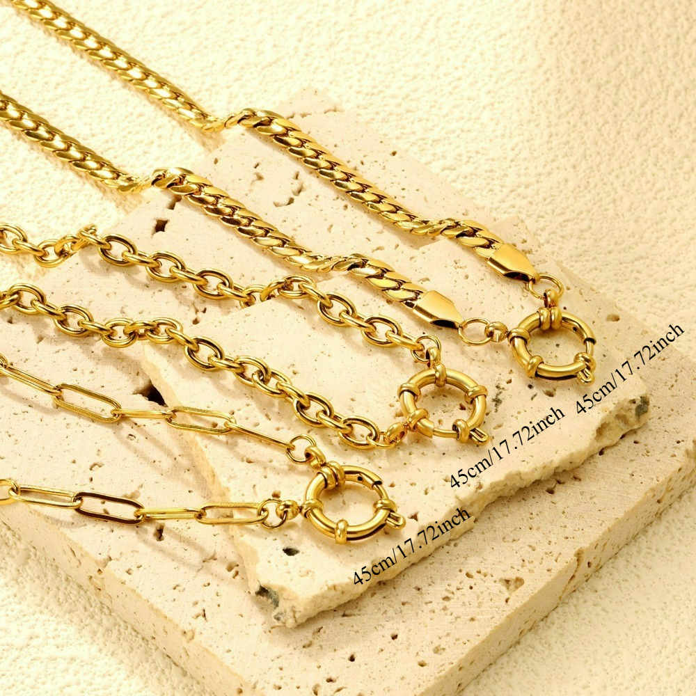 Multi-layer 316 Stainless Steel 18K Gold-Plated Necklace